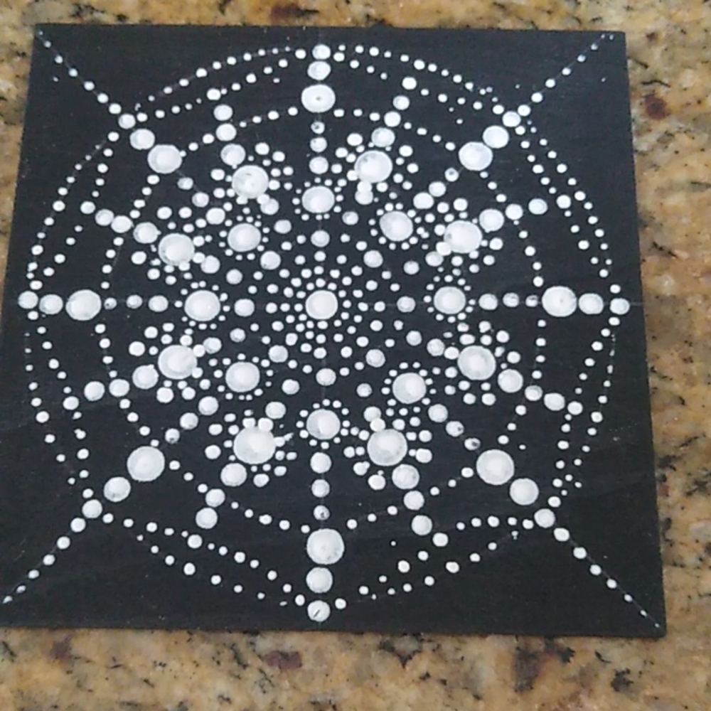 Hand Painted Mandala